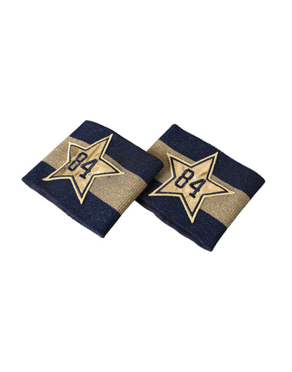 Black Gold Logo Star 84 Viscose Wristband