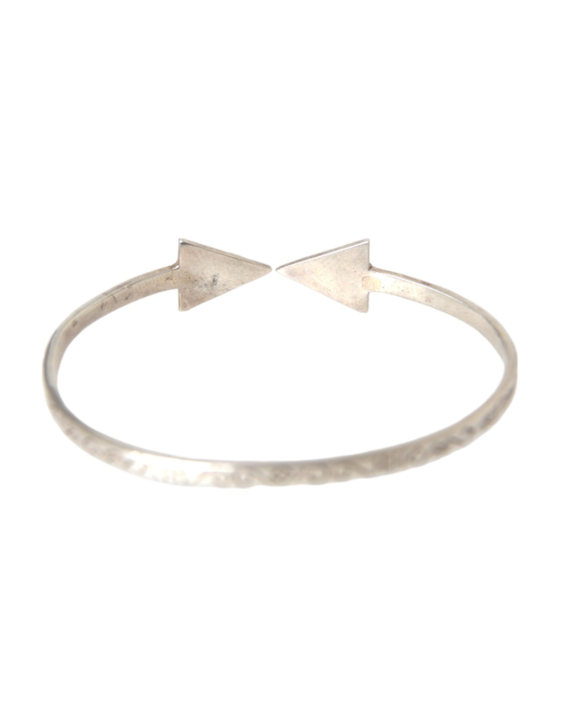 Arrow Crystal 925 Silver Bangle Bracelet Women