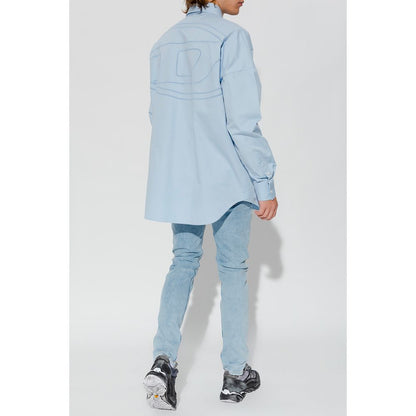 Light Blue Cotton Jeans & Pant