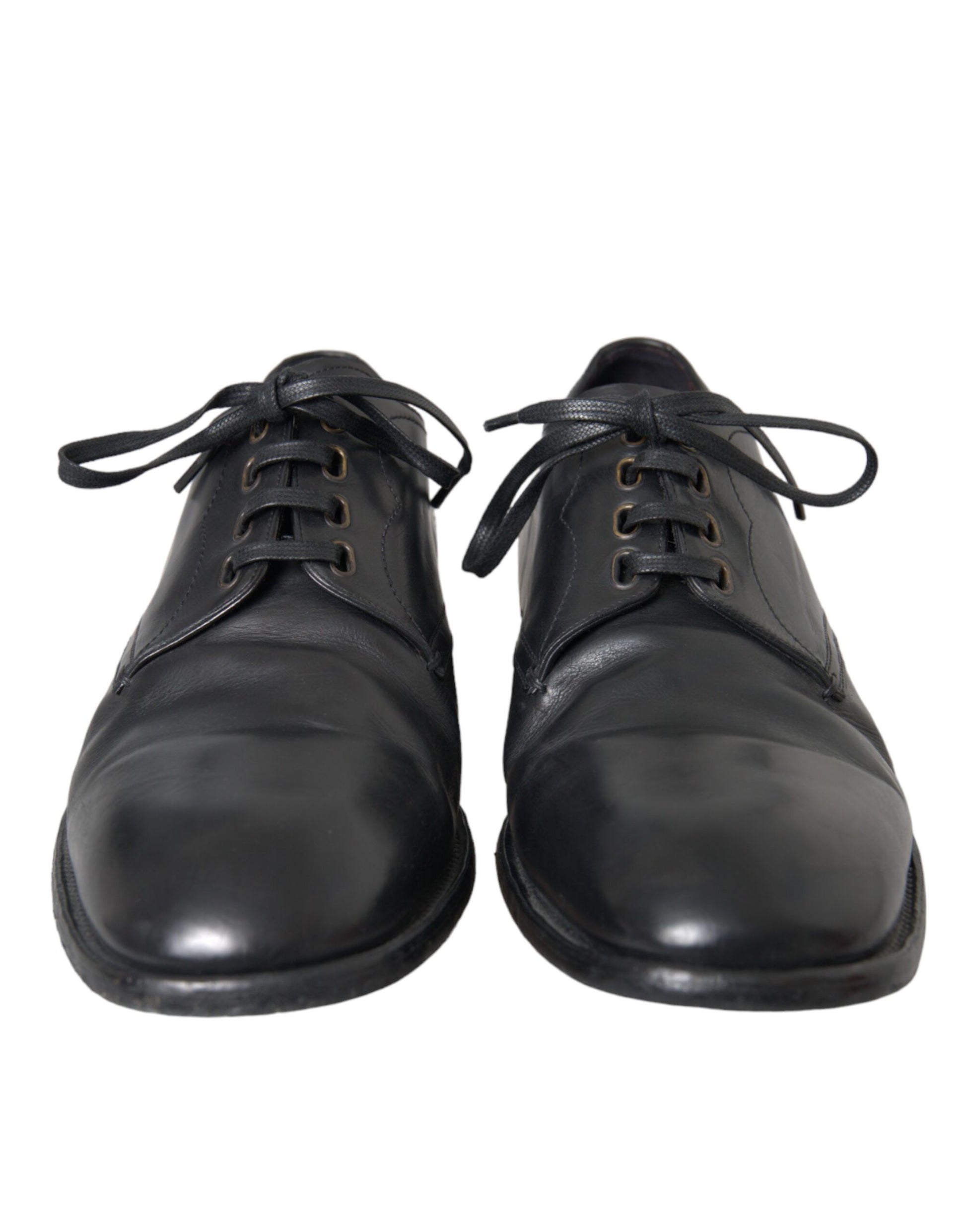 Black Leather Derby Formal Dress Men Shoes