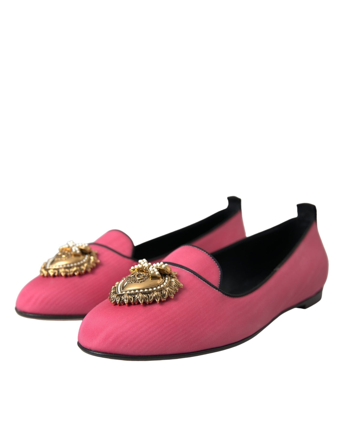 Pink Velvet Slip On Loafers Flats Shoes