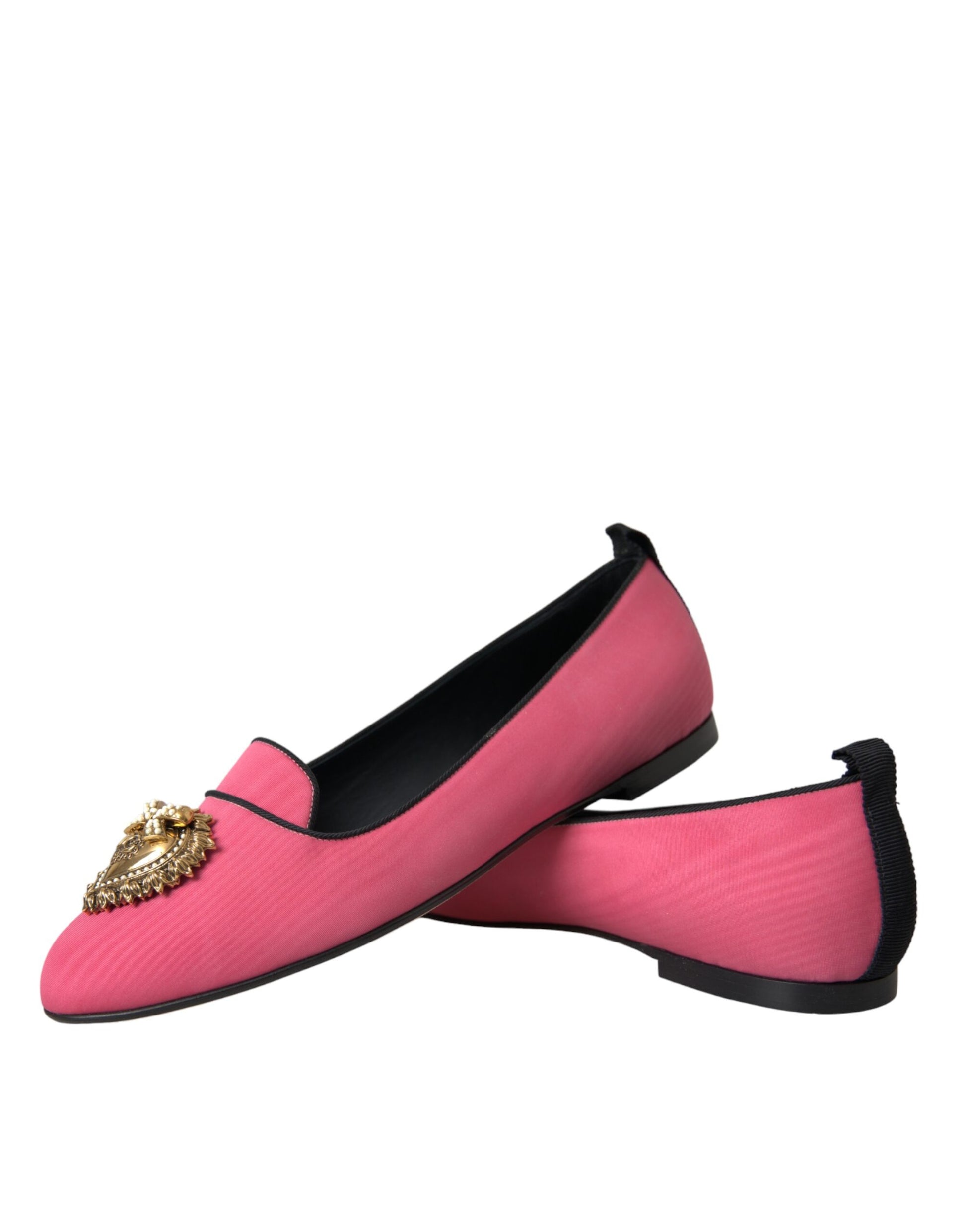 Pink Velvet Slip On Loafers Flats Shoes