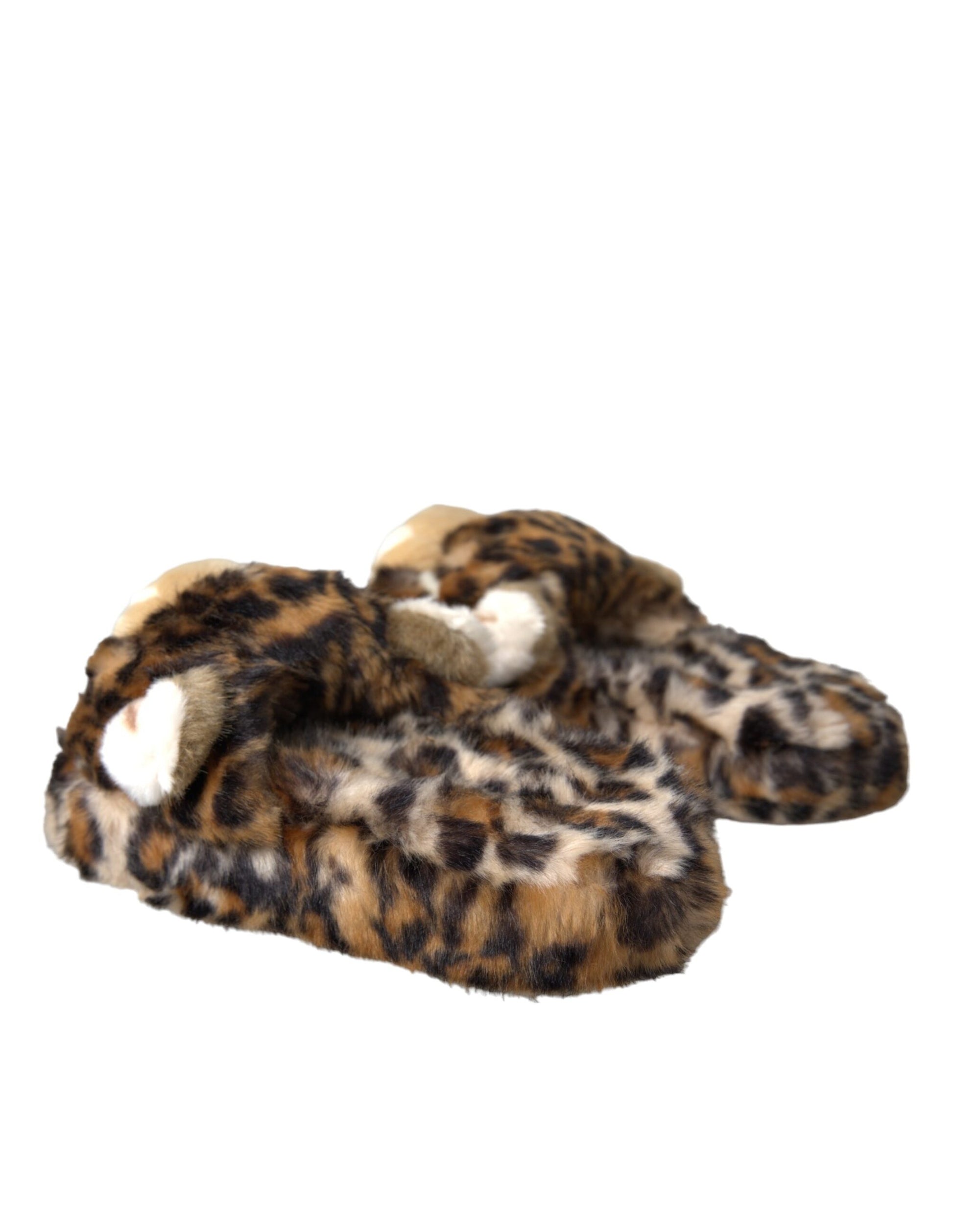 Brown Tiger Slippers Flats Sandals Shoes