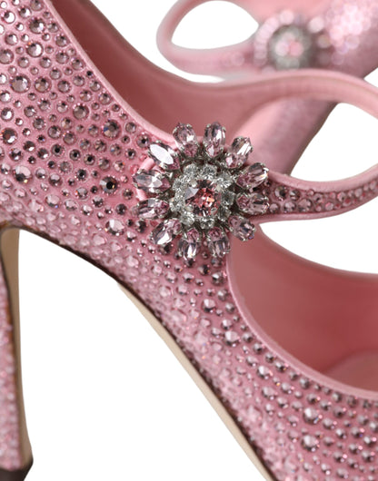 Pink Strass Crystal Heels Pumps Shoes