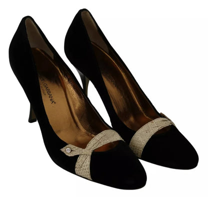 Black Velvet Ayers High Heels Pumps Shoes