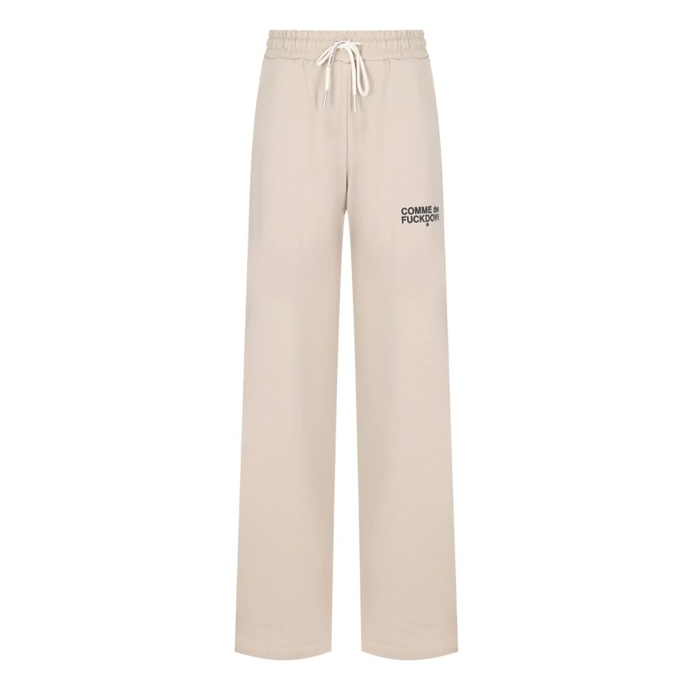 Beige Cotton Jeans & Pant