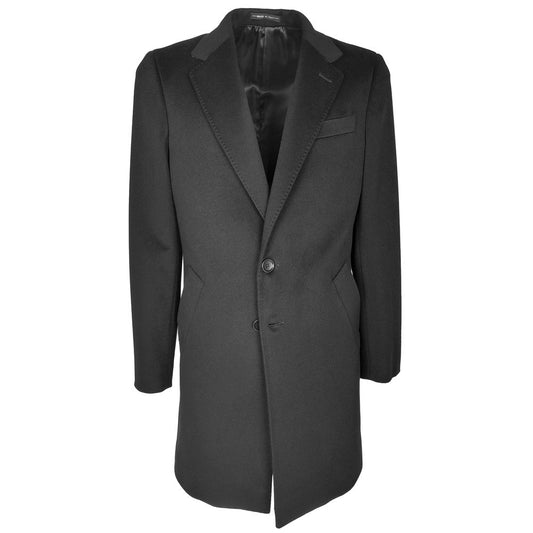 Black Wool Vergine Jacket