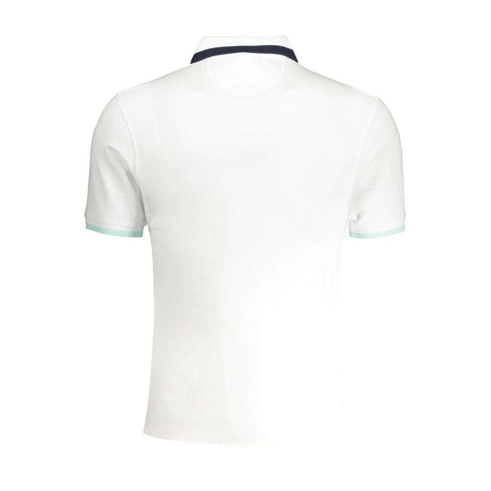 White Cotton Polo Shirt