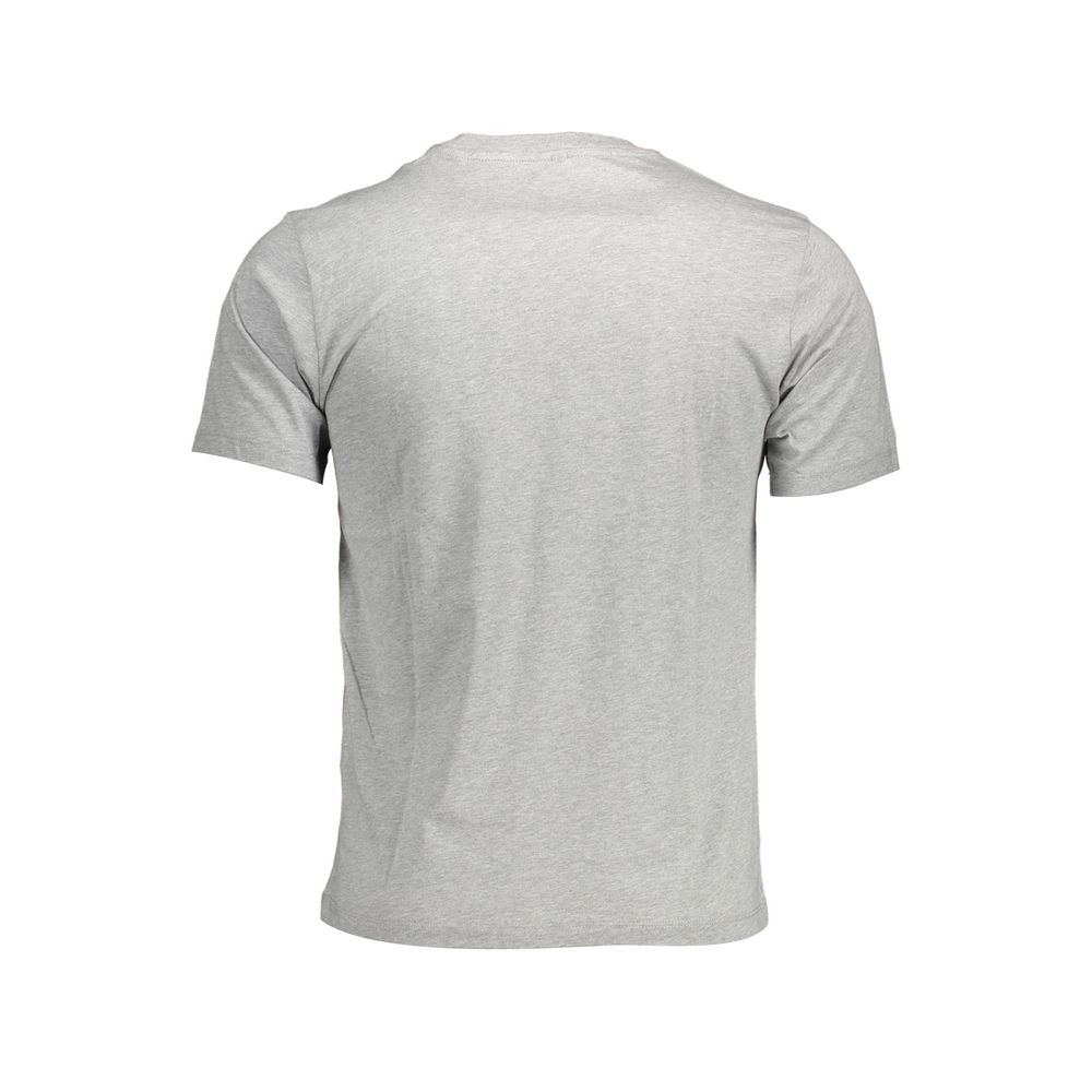 Elevated Casual Gray Cotton T-Shirt