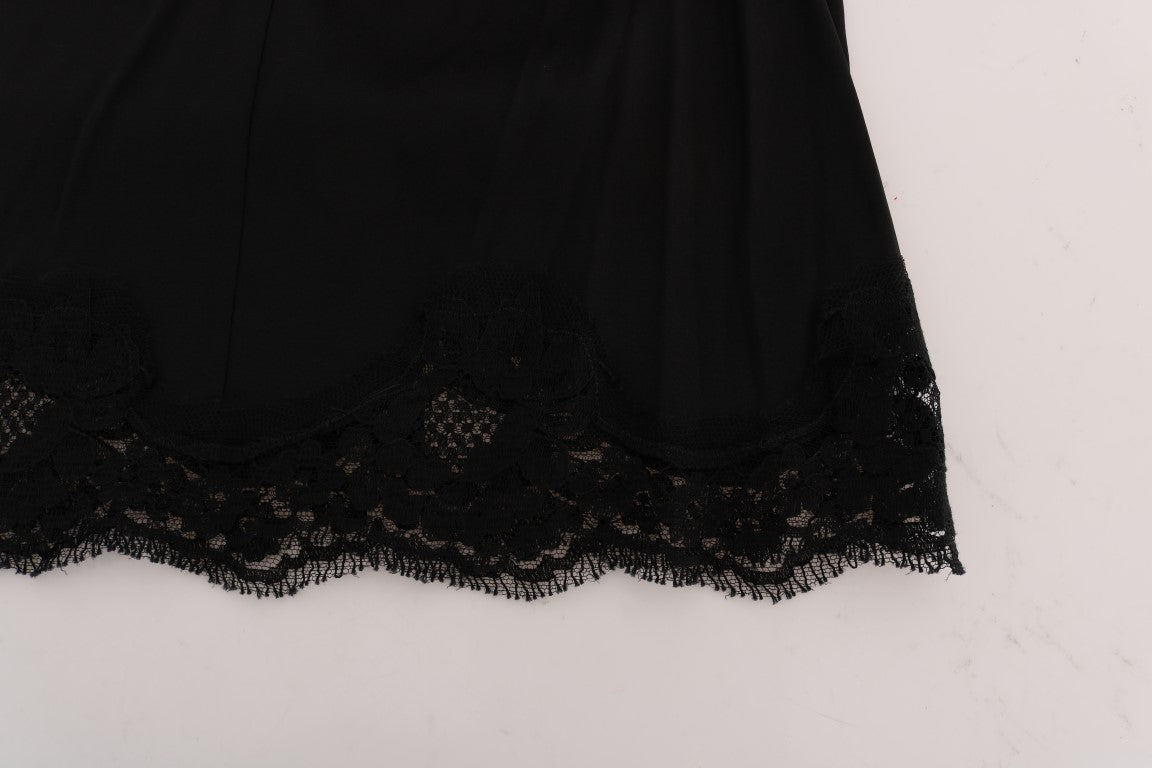 Elegant Floral Lace A-Line Mini Skirt