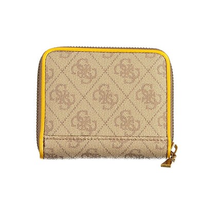 Chic Sunshine Yellow Zip Wallet