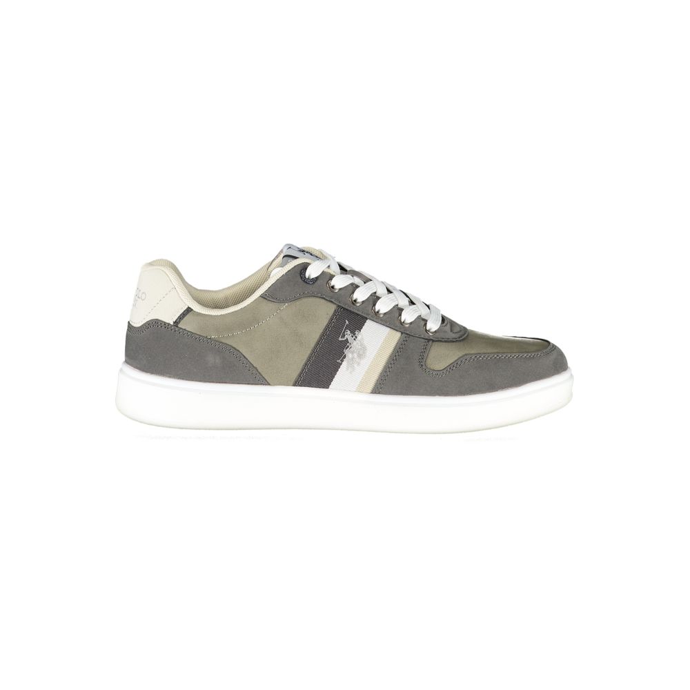 Gray Polyethylene Men Sneaker