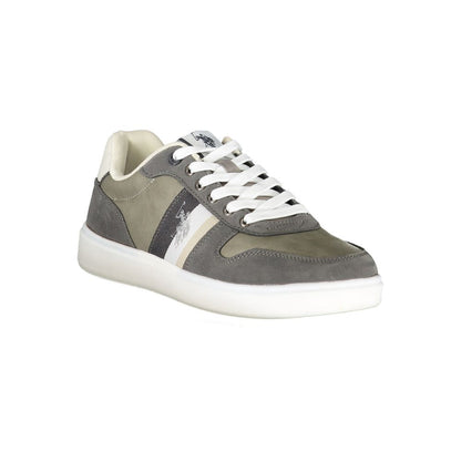 Gray Polyethylene Men Sneaker