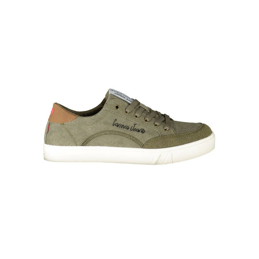 Green Polyester Sneaker