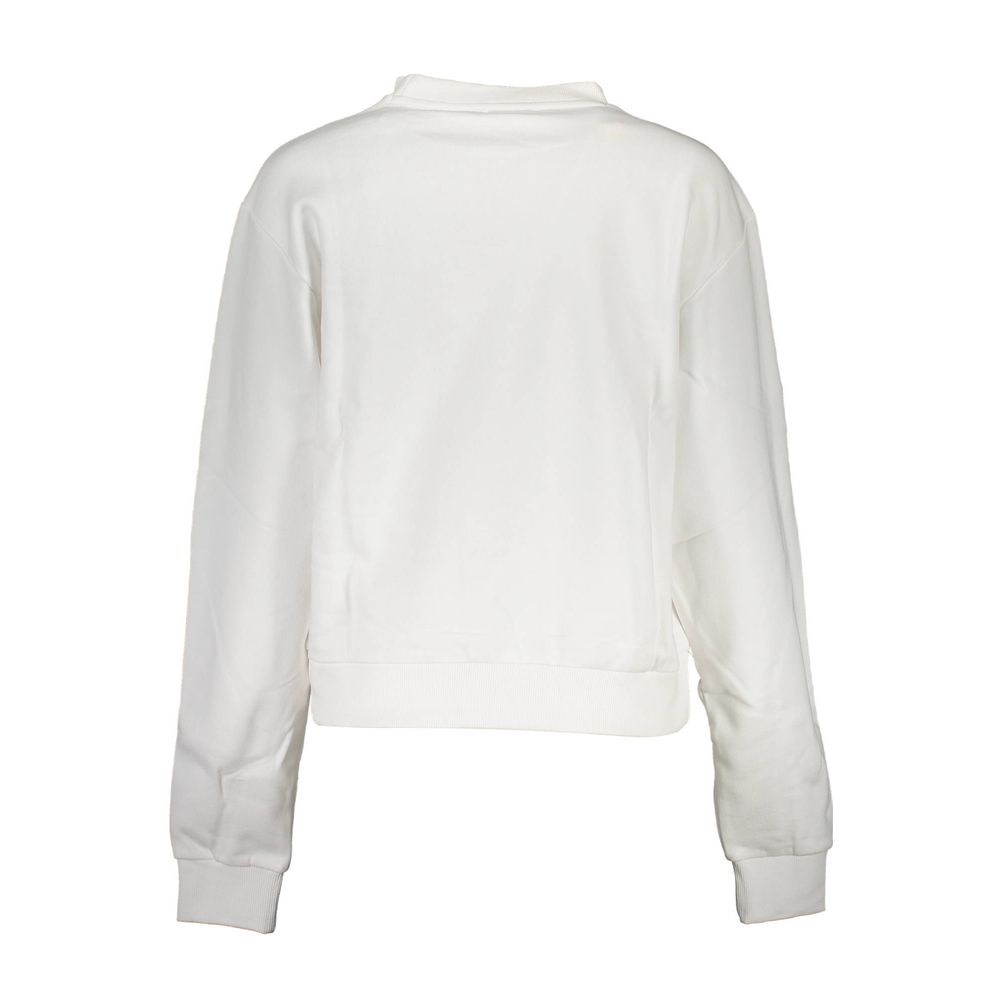 White Cotton Women Sweater