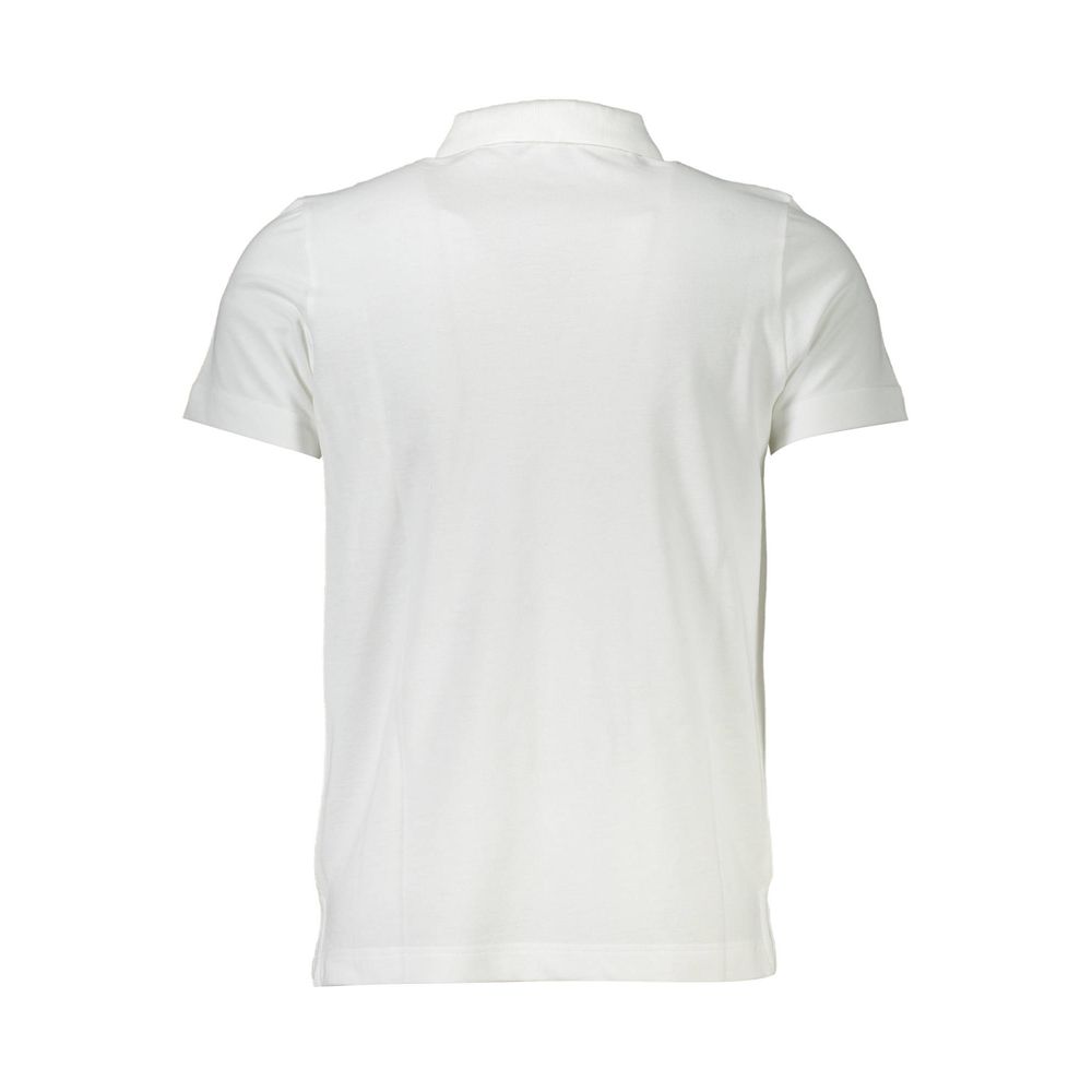 White Cotton Men Polo