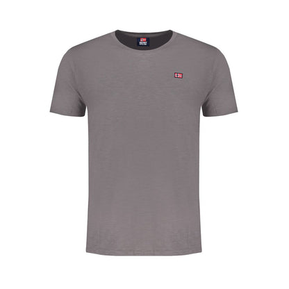 Gray Cotton T-Shirt