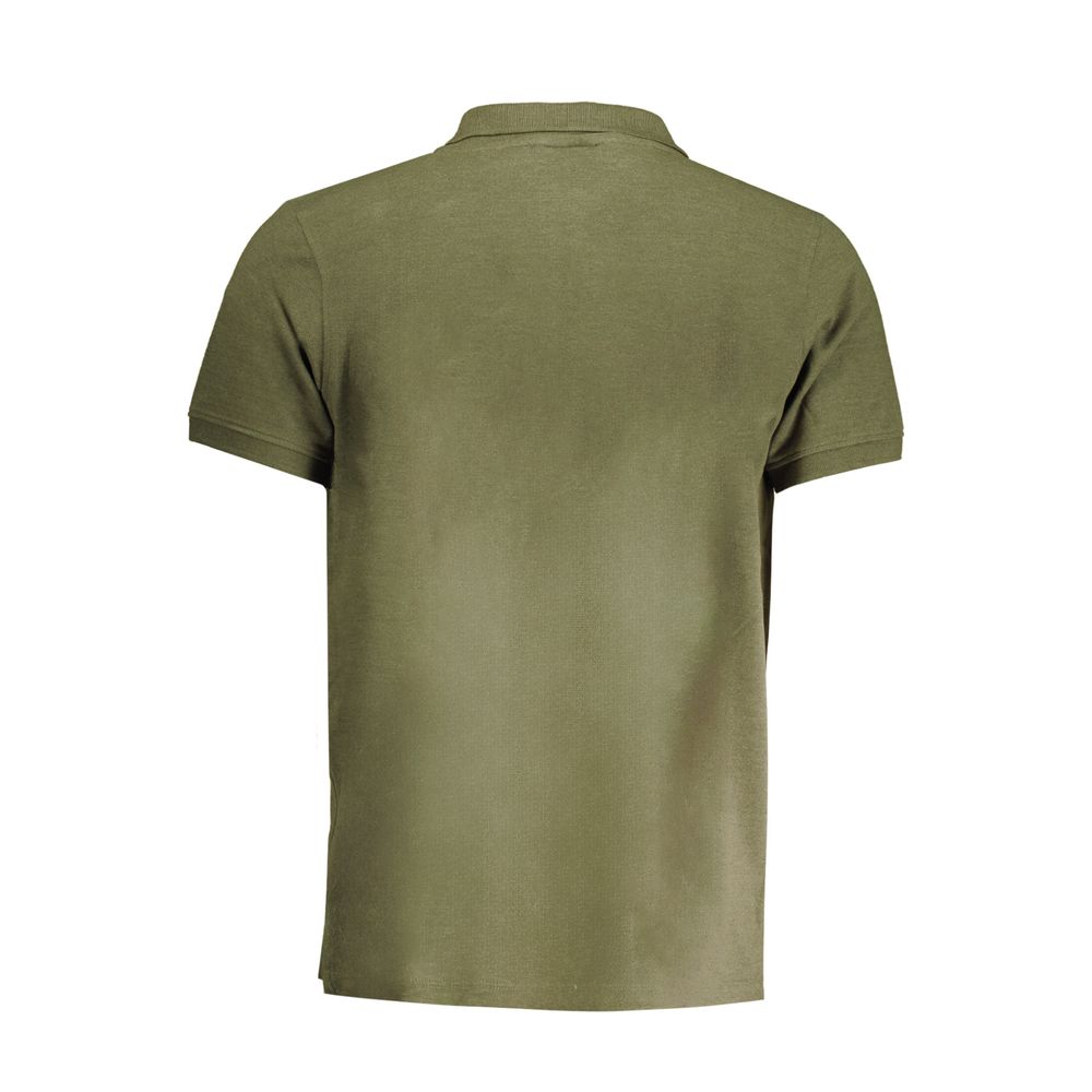 Green Cotton Polo Shirt