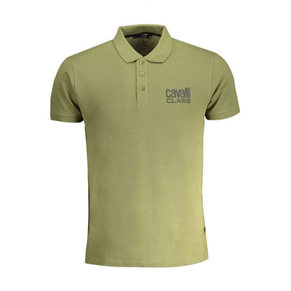 Green Cotton Polo Shirt