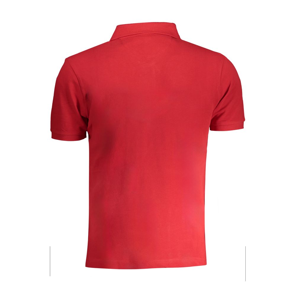 Red Cotton Polo Shirt