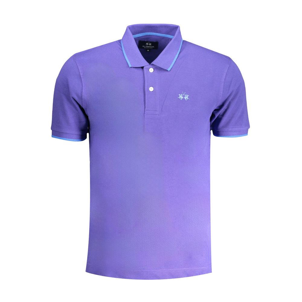 Purple Cotton Polo Shirt