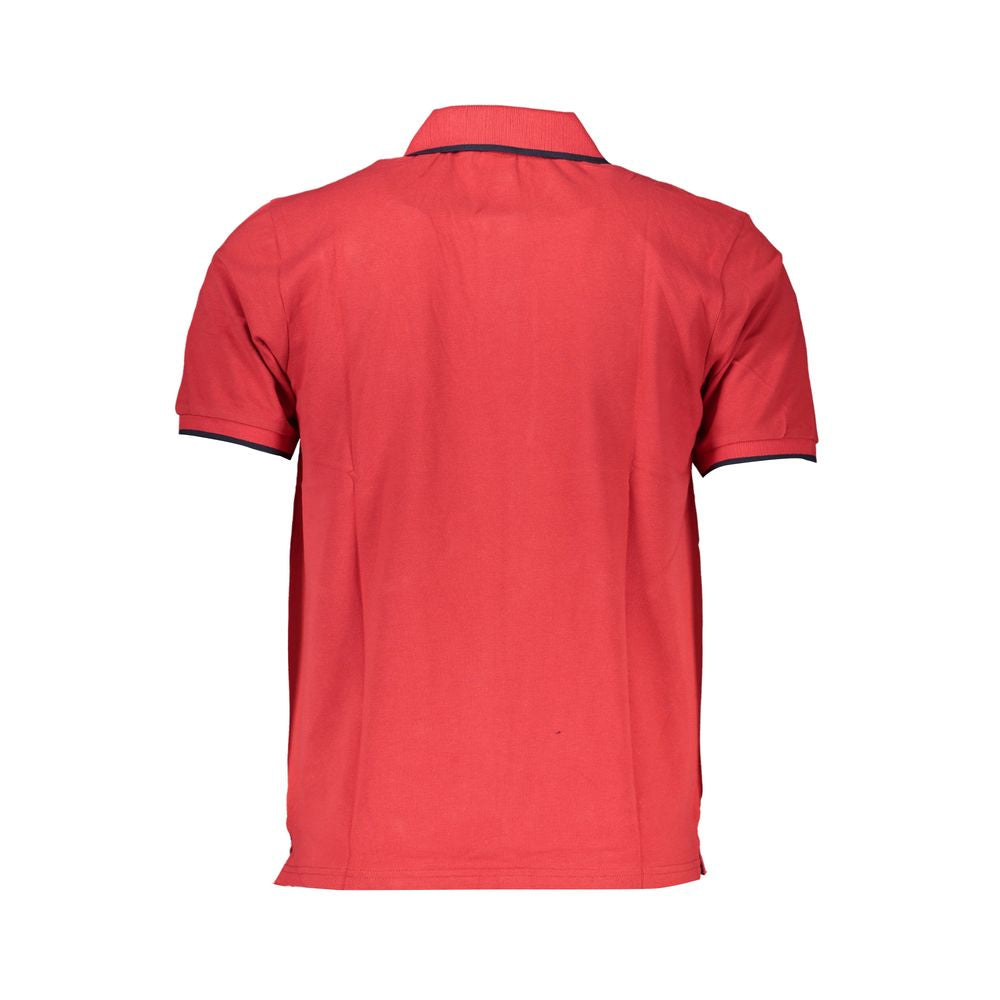 Red Cotton Polo Shirt