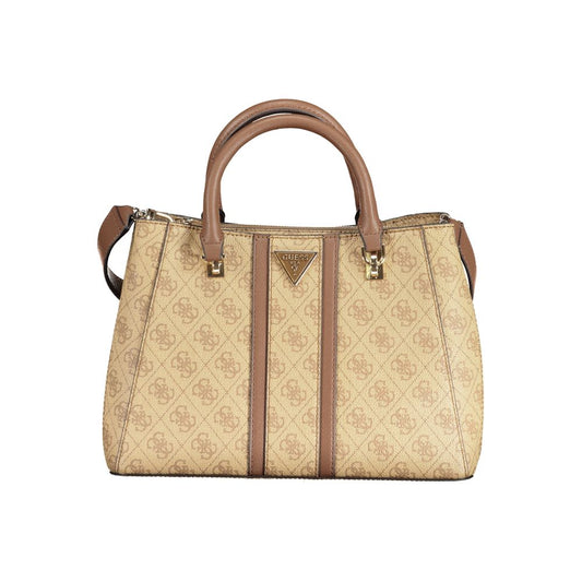 Beige Polyethylene Handbag