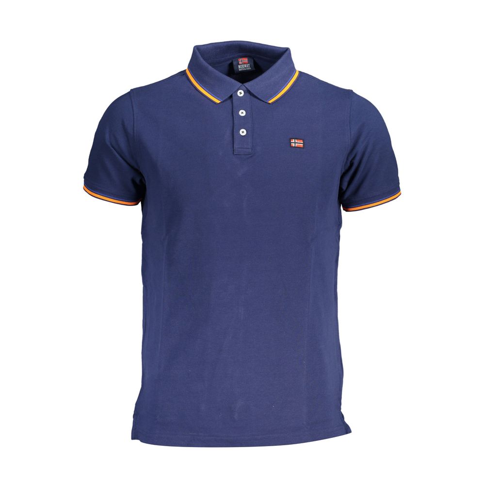 Elegant Contrast Detail Polo Shirt