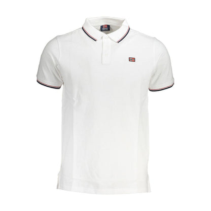 White Cotton Polo Shirt