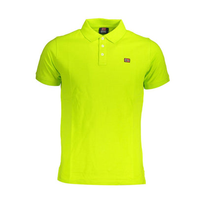 Yellow Cotton Polo Shirt