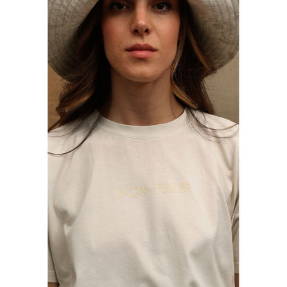 Chic White Logo Tee