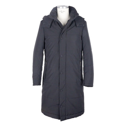 Italian Elegance Wool-Blend Men's Raincoat