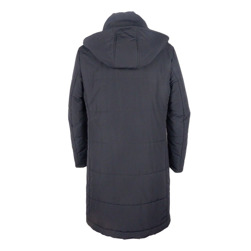 Italian Elegance Wool-Blend Men's Raincoat