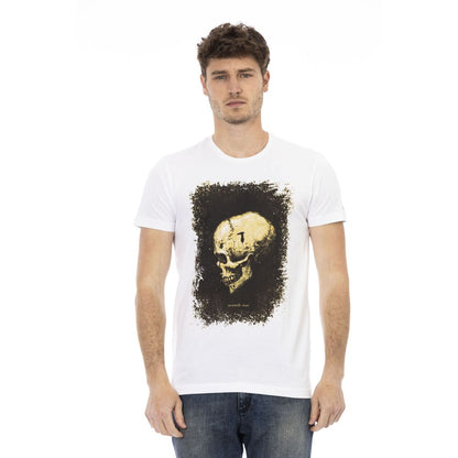 White Cotton Men's T-Shirt