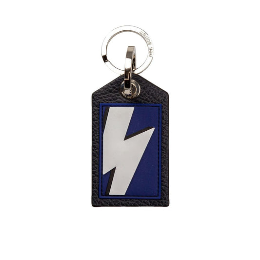 Blue Rubber Keychain