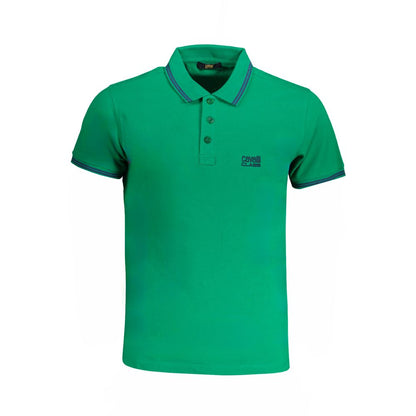 Green Cotton Polo Shirt