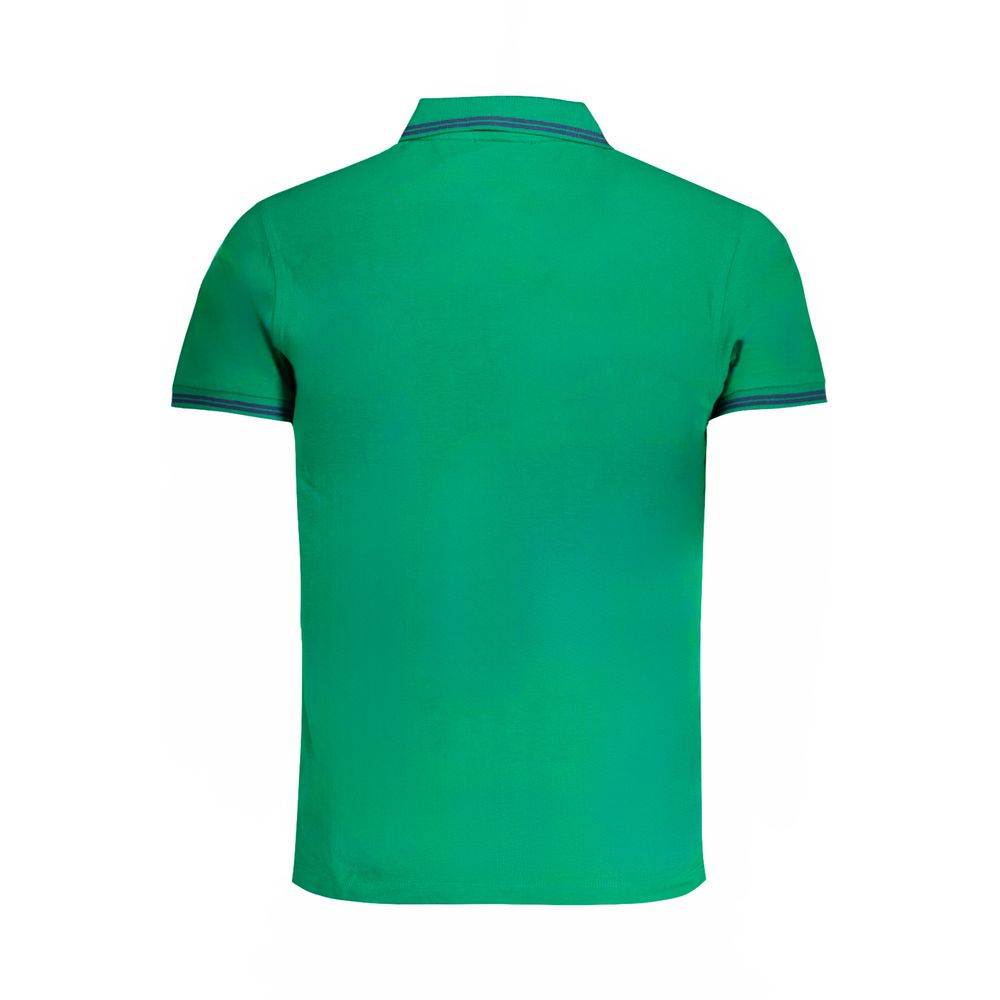 Green Cotton Polo Shirt