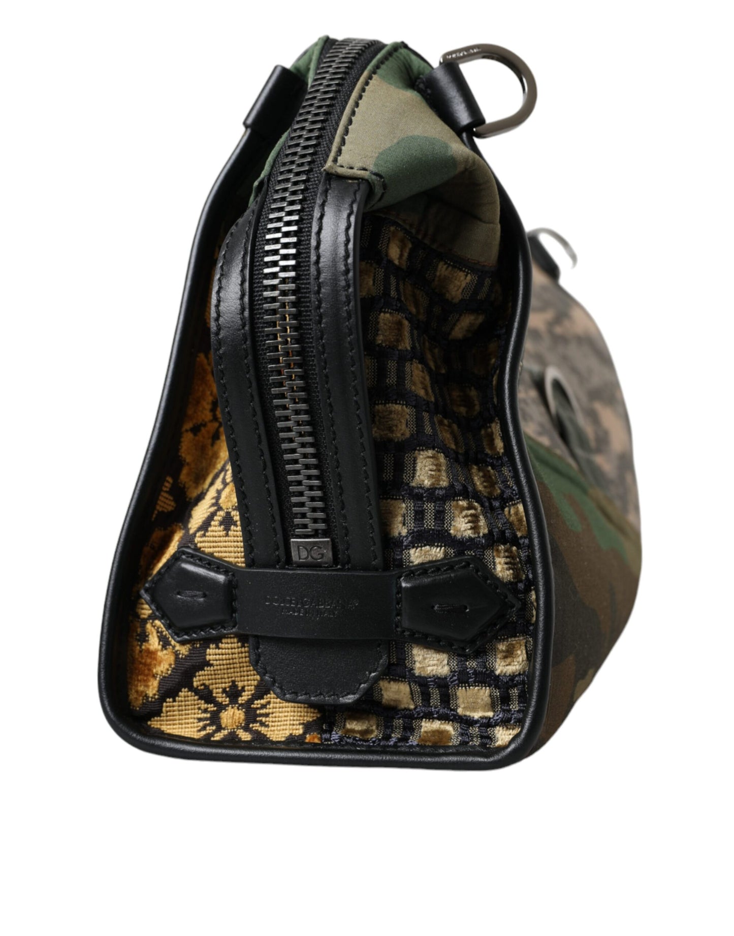 Multicolor Camouflage Patchwork Crossbody Bag