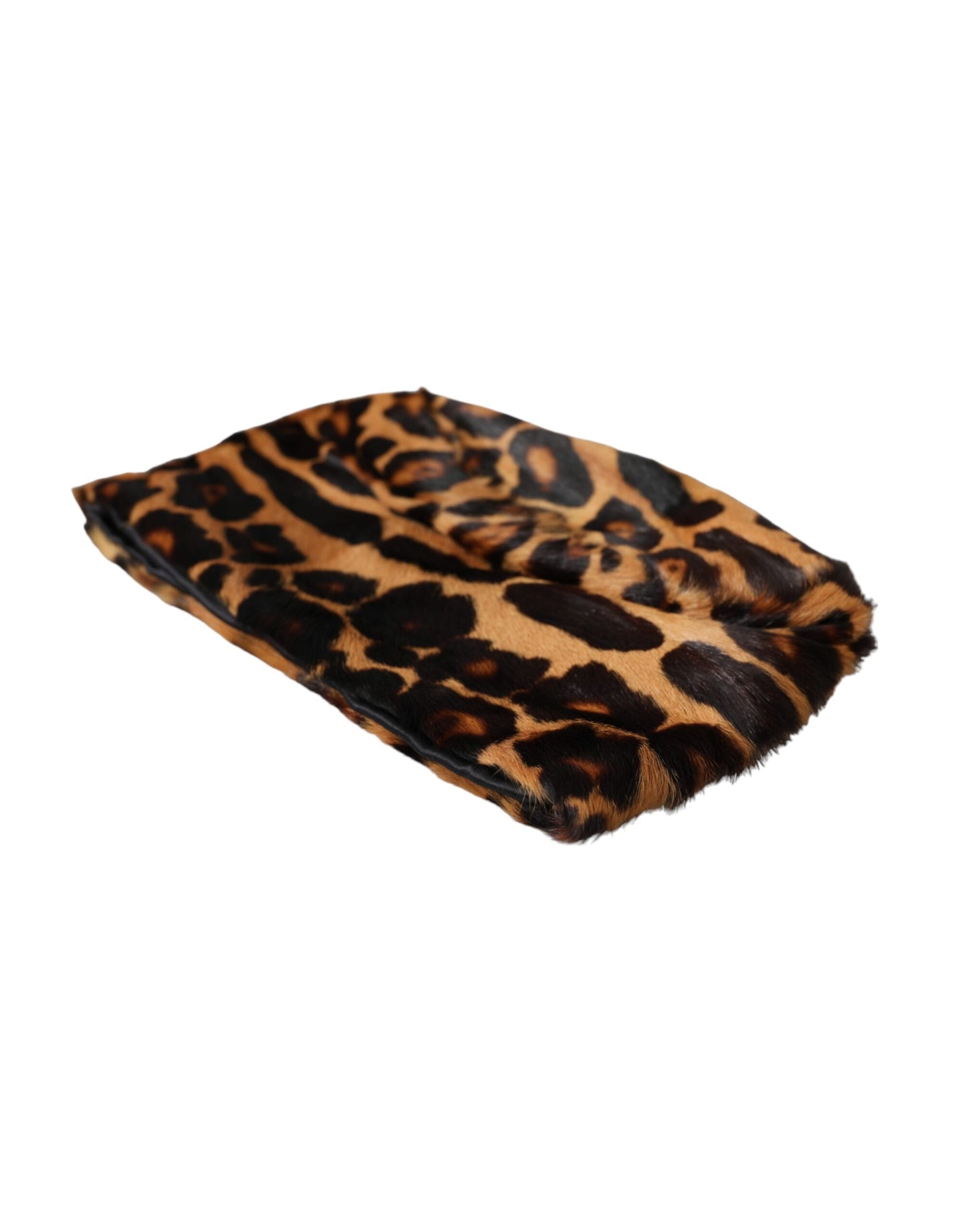 Brown Leopard Fur Women Bucket Hat