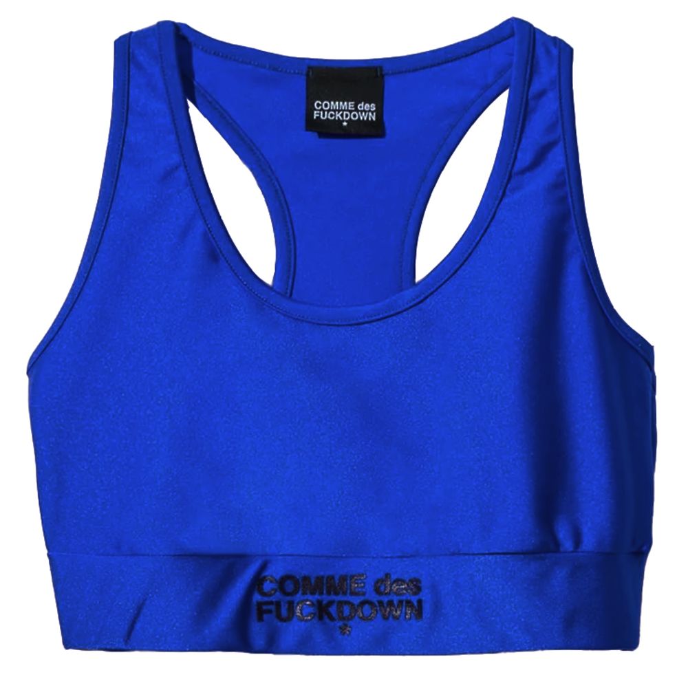 Blue Nylon Tops & T-Shirt