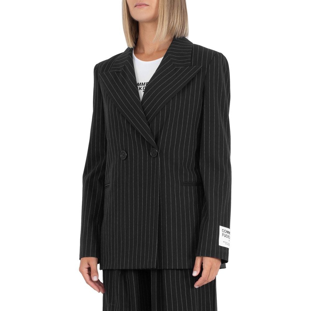 Black Polyester Suits & Blazer