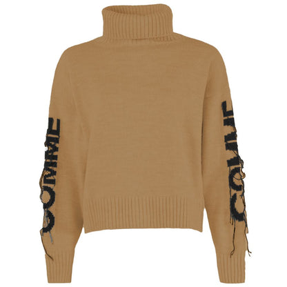 Brown Acrylic Sweater