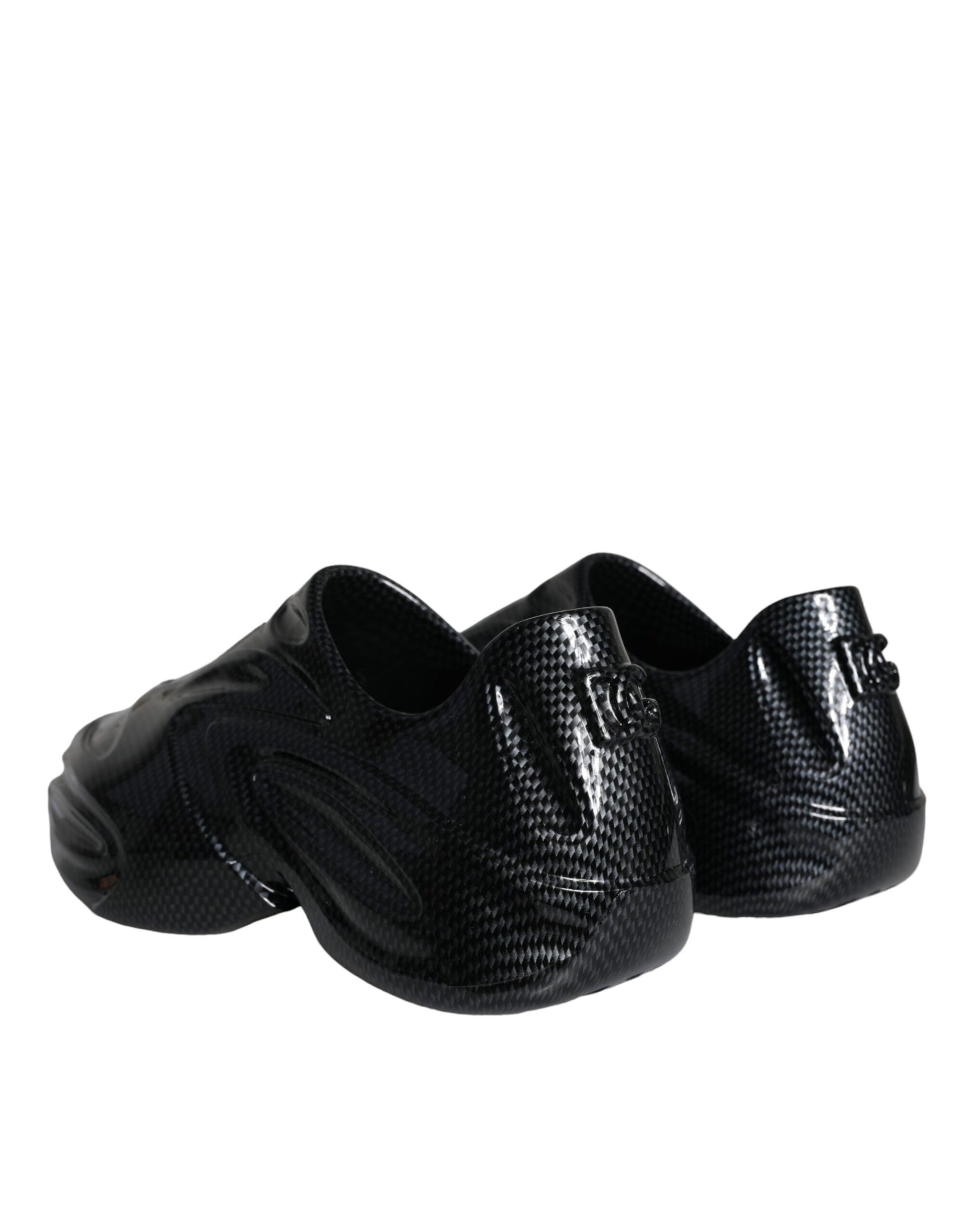 Black Foiled Rubber Toy Low Top Men Sneakers Shoes