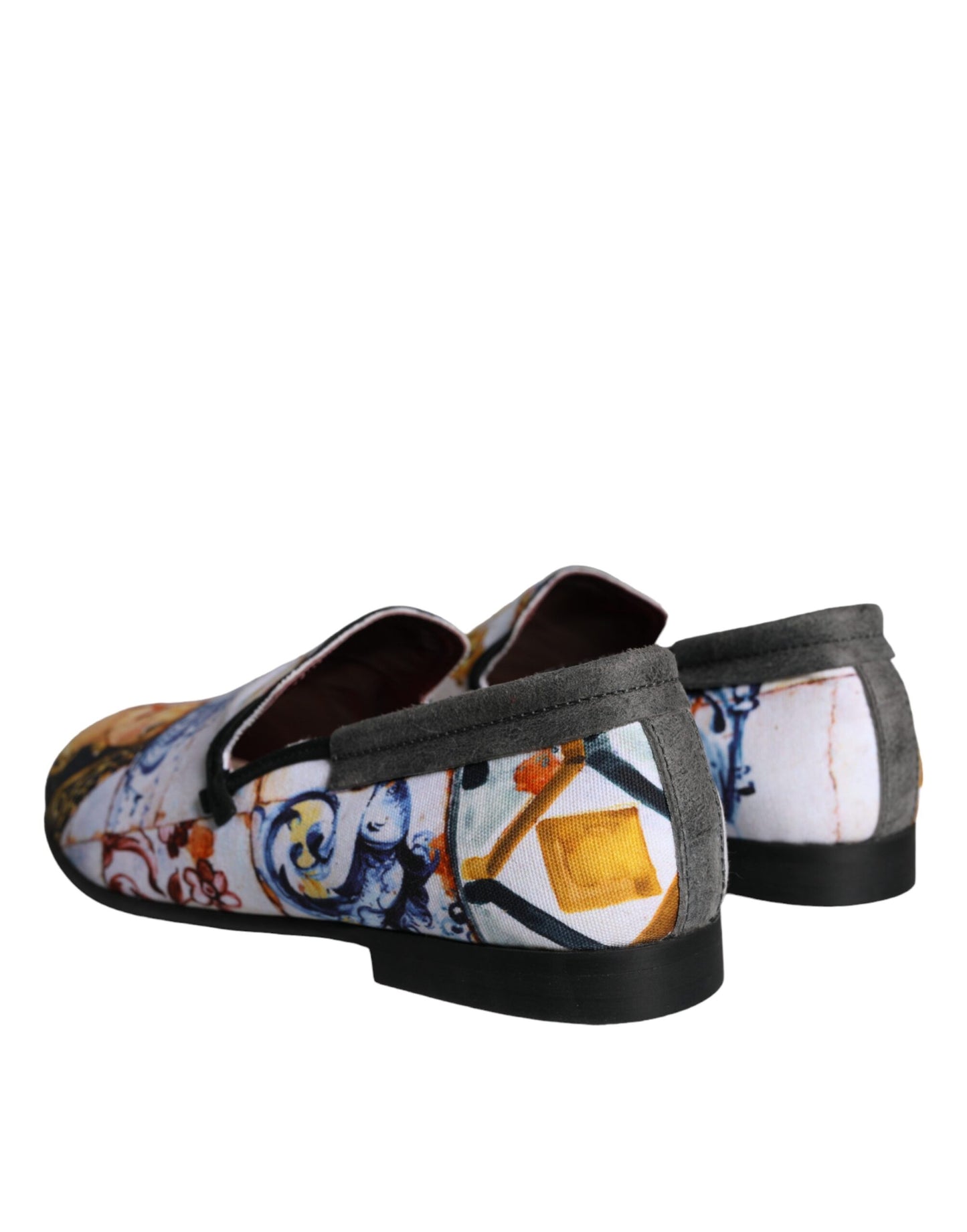 Multicolor Madonna Majolica Amalfi Men Loafers Shoes