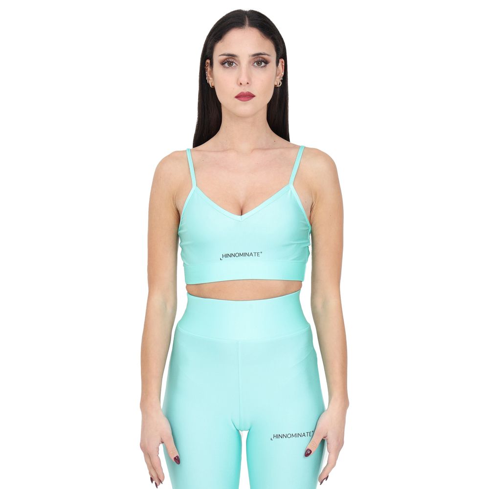 Green Polyamide Women Top