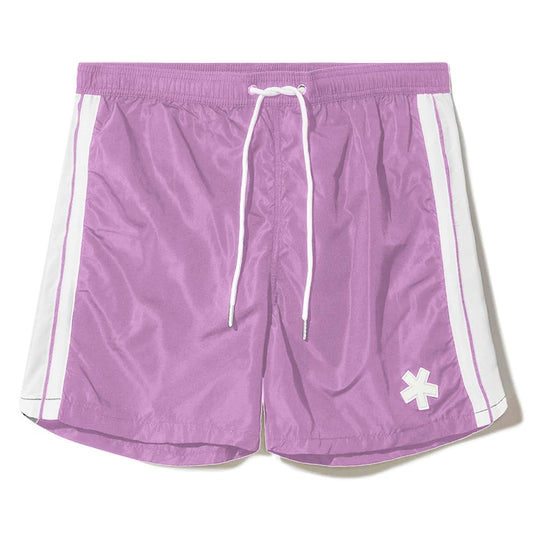 Purple Polyester Swimwear