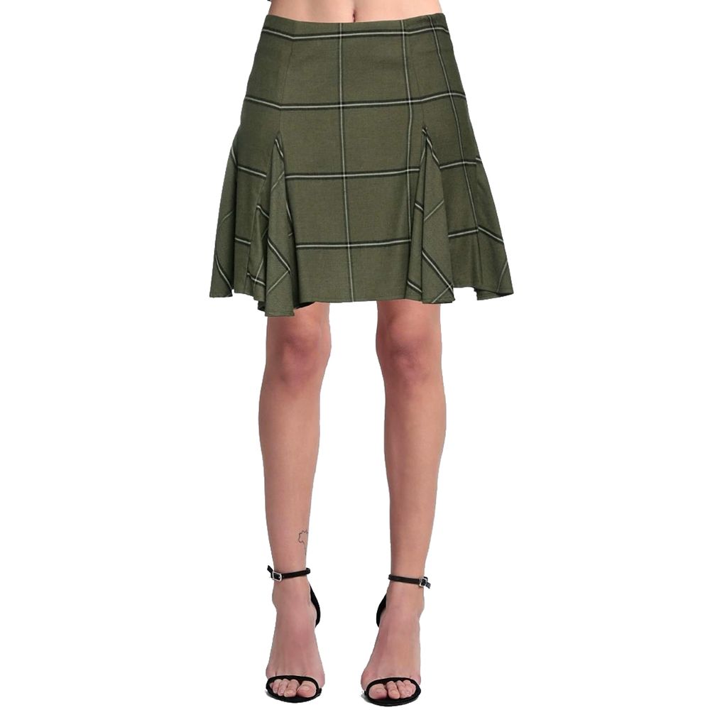 Green Viscose Skirt