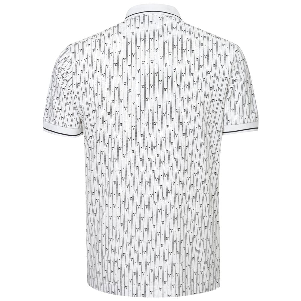 White Cotton Polo Shirt