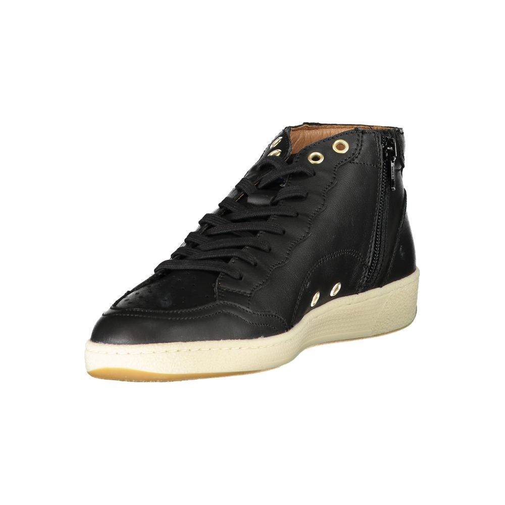 Black Polyester Sneaker