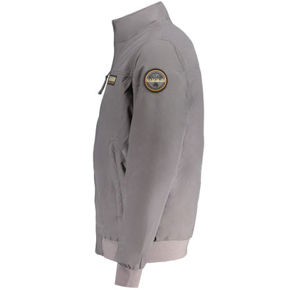 Gray Polyamide Jacket